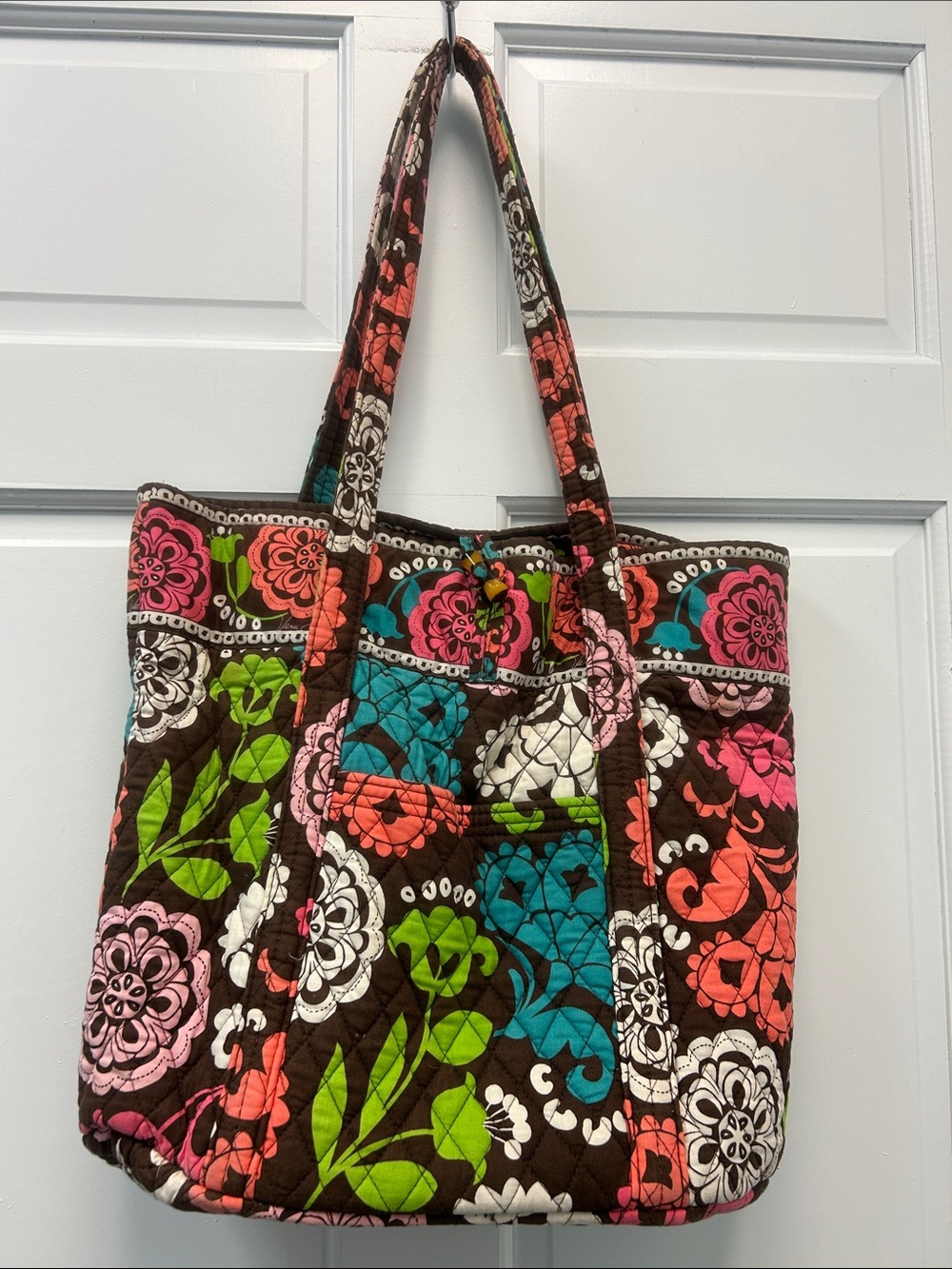 Vera Bradley Retired Lola Glenna Floral Colorful Large Tote